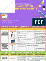 Respiratory Drug Study Guide