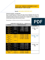 Programación de Asesorías Individuales - 5450