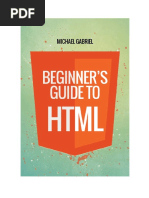 Beginners Guide To HTML