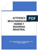 Actividad 9. Megatendencias de Higiene y Seguridad Industrial