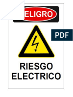 señaletica  riesgo electrico