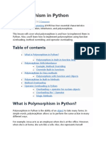 Polymorphism in Python