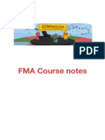 FMA Course Notes