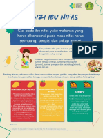 Gizi Pada Ibu Nifas Yaitu Makanan Yang Harus Dikonsumsi Pada Masa Nifas Harus Seimbang, Bergizi Dan Cukup Energi