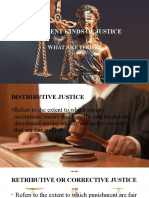 Different Kinds of Justice: What Are Those?