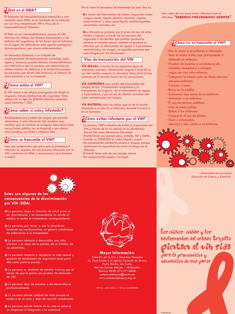 triptico vih-sida | VIH / SIDA | VIH