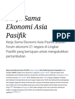 Kerja Sama Ekonomi Asia Pasifik Wikipedia Bahasa Indonesia, Ensiklopedia