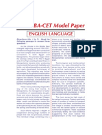 Mba-Cet Model Paper (CD)
