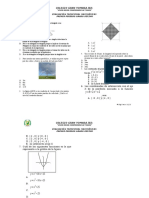 Evaluación Trimestral Grado Decimo Matematicas Primer Periodo