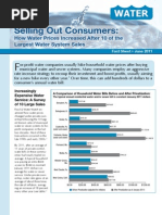 Download Selling Out Consumers How Water Prices Increased After 10 of the Largest Water System Sales by Food and Water Watch SN57029358 doc pdf
