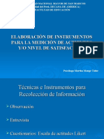 Instrumentos de Medición de Actitudes