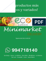 Catálogo Minimarket Ecolunch 28 - 12 Al 02 - 01