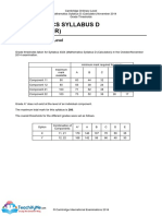 Mathematics Syllabus D (Calculator) : Cambridge Ordinary Level