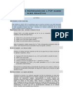 Oxidación de Propenilbenceno A P2P Usando Ácido Peracético