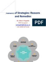 Failure of Strategies Reasons and Remedies