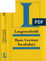 Langenscheidt Basic German Vocabulary