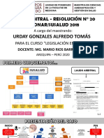 Urday Gonzales Alfredo Tomás, Laudo Arbitral - Resolución #20, Ceconar-Susalud 2018