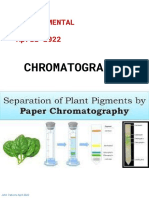Chromatography For EXPERI-MENTAL