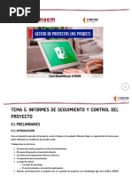 Ms Project - Tema 5. Informes de Seguimiento y Control Del Proyecto