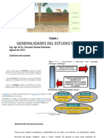 Clase I. Generalidades Del Estudio de Suelos