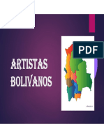 Artistas bolivianos y sus estilos artísticos