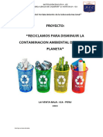Proyecto Reciclaje 2022