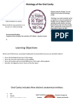 Histology of The Oral Cavity