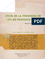 Iñigo Ortiz de Zúñiga - Visita de La Provincia de León de Huánuco en