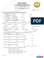 Summative Exam 2nd Quarter 2022