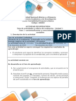 Guía de actividades y rúbrica de evaluación - Unidad 1- Fase 1 -contextualización y conocimientos básicos contables