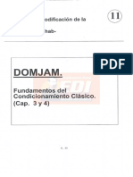 Domjan - Fundamentos Del Condicionamiento Clasico