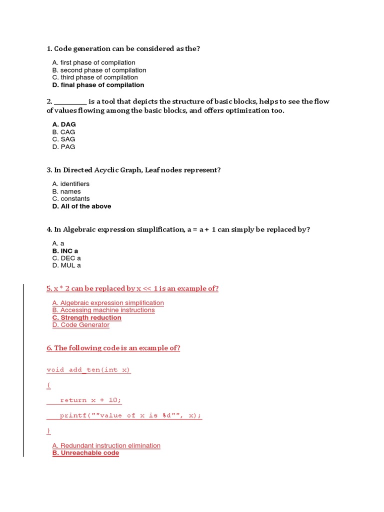Understanding Compilation Phases | PDF | Program Optimization | Control ...