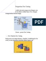 Pengertian dan Proses Die Casting