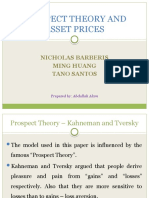 Prospect Theory and Asset Prices