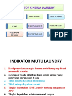 Indikator Mutu Laundry 2021