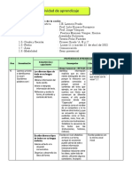 Sesion de Aprendizaje - Comunicación-11 de Abril