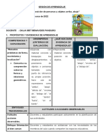 Indicamos la posición de personas y objetos arriba, abajo