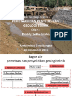 Pemetaan dan penyelidikan geologi teknik