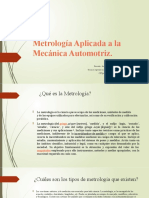 Metrología Aplicada A La Mecánica Automotriz