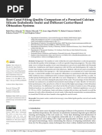 Root Canal Filling Quality Comparison of A Premixed Calcium Silicate Endodontic Sealer and Different Carrier-Based Obturation Systems