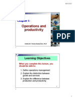 Chapter 1-Operations and Productivity(1)