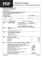 General Liability Certificate - GL2021PTA17581