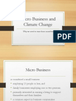 Micro Business and Climate Change