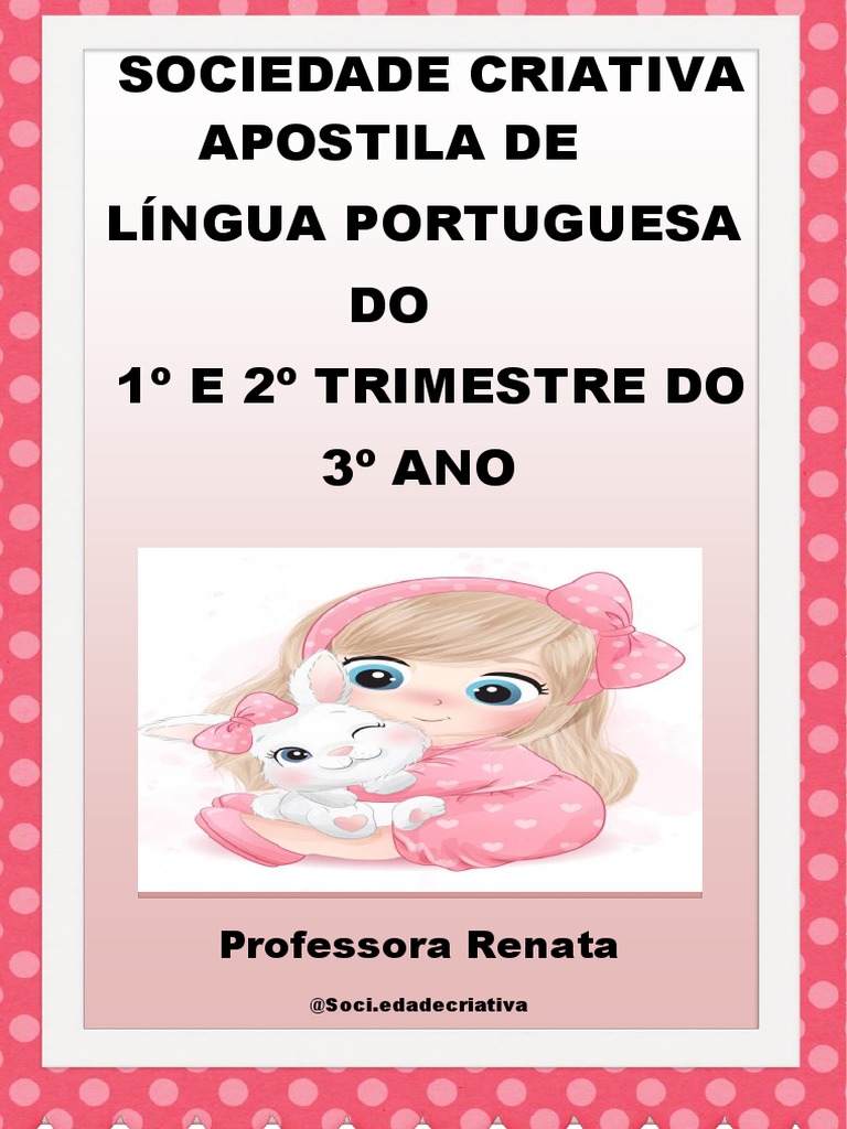 Apostila de Português 3º Ano - Trimestres 1 e 2 | PDF | Estresse ...