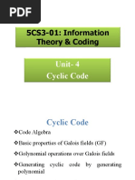 5CS3-01: Information Theory & Coding: Unit-4 Cyclic Code