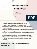 Ikatlong Markahan Ikatlong Linggo: Martes 1:00-3:00 PM Christine M. Cordero Haydee A. Narvaez