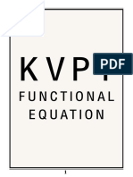 Kvpy Functional Equations