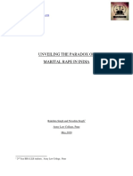 Unveiling The Paradox of Marital Rape in