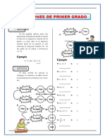 Algebra Tema 10 Ecuaciones de 1er Grado Master Peru 2022