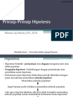 Prinsip-Prinsip Hipotesis 2022